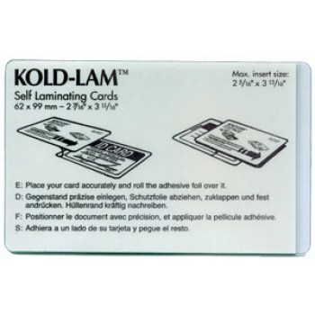 Kold Lam Business Card 12 mil - 500 box